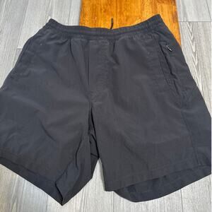 BIRDDOGS Men's Boom Athletic Shorts Large Gray Stretch Elastic Waist